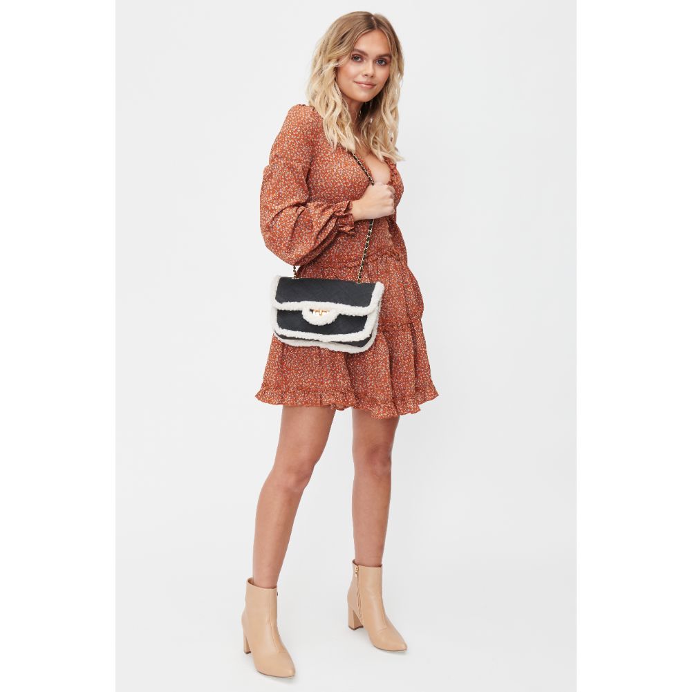 Woman wearing Black Urban Expressions Dorest Shoulder Bag 840611100962 View 4 | Black