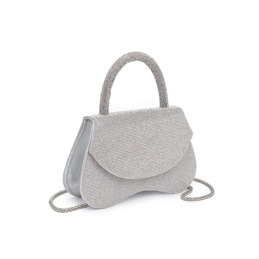 Product Image of Urban Expressions Zadie Evening Bag 840611122476 View 6 | Silver