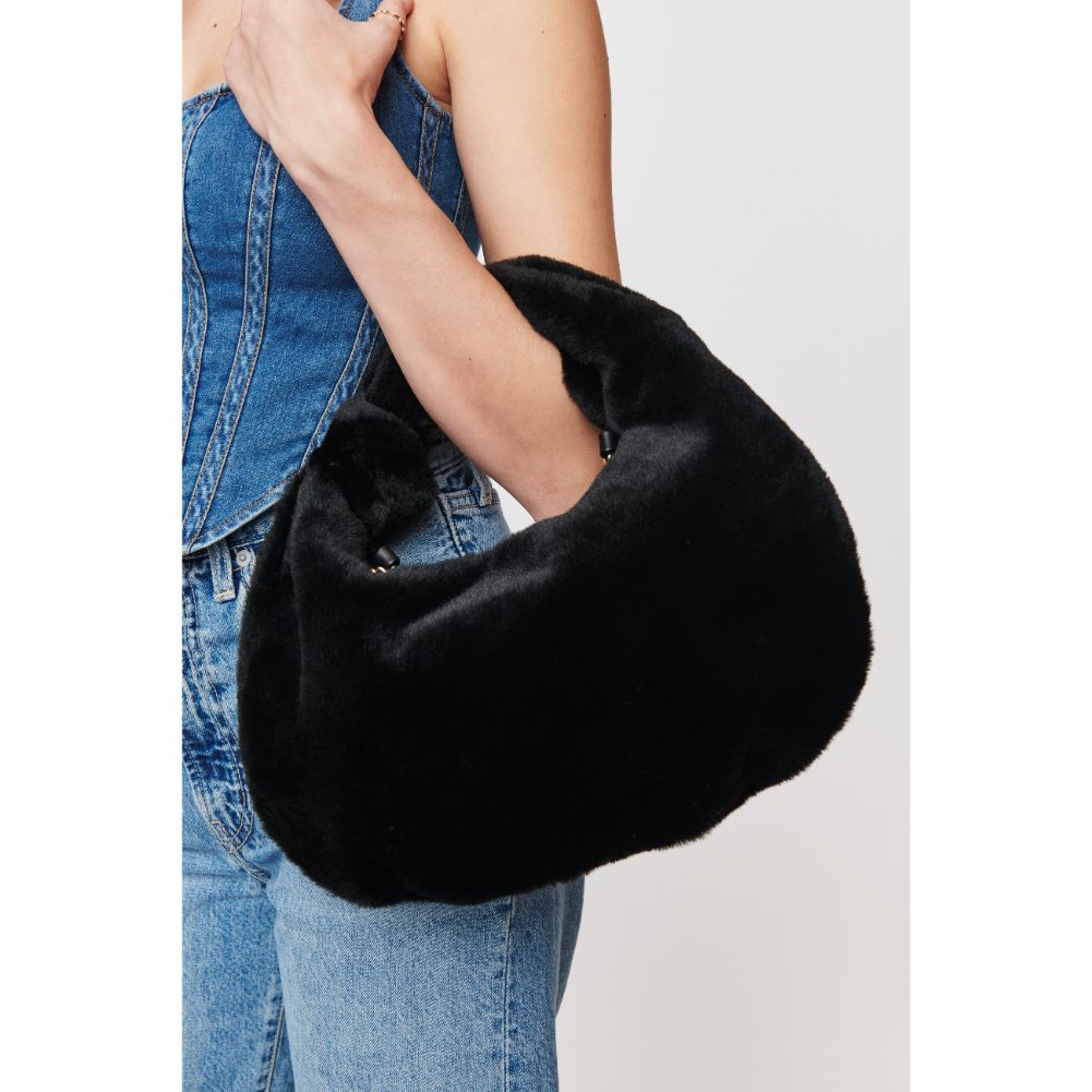 Woman wearing Black Urban Expressions Sylvia Crossbody 840611103802 View 3 | Black