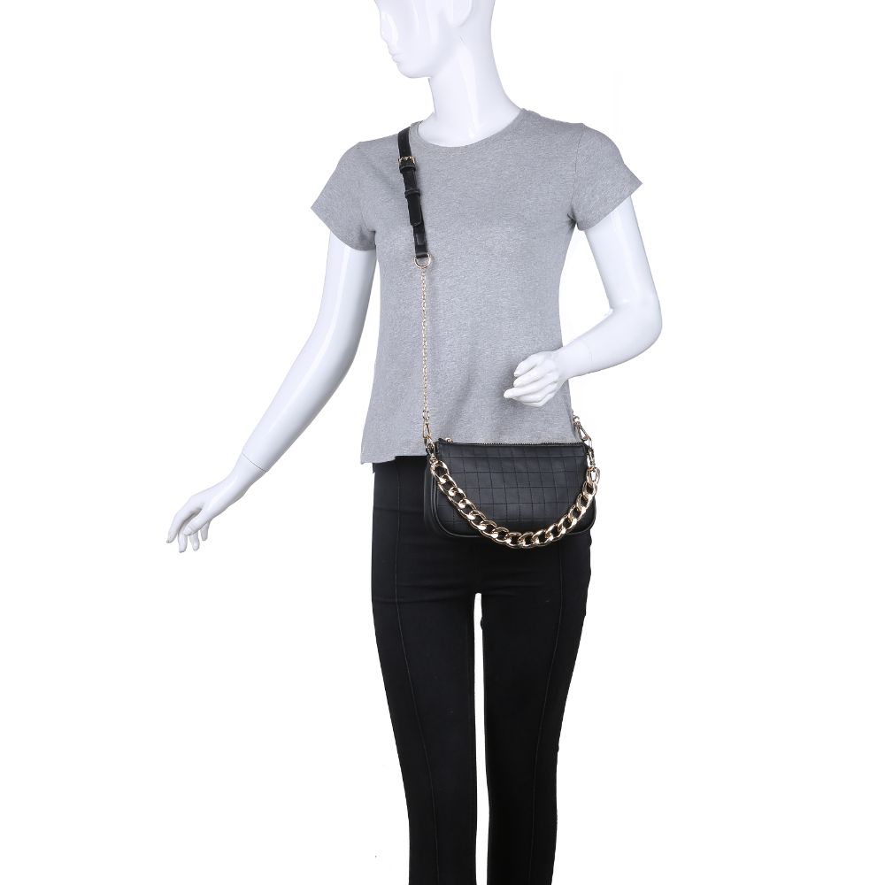 Product Image of Urban Expressions Jeri Crossbody 840611175557 View 5 | Black