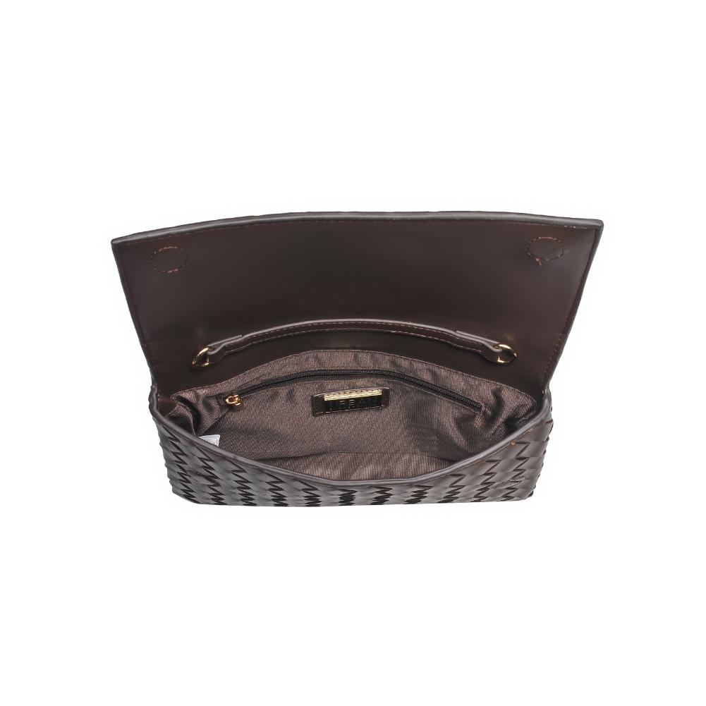 Woman wearing Espresso Urban Expressions Ivy Clutch 840611133304 View 9 | Espresso
