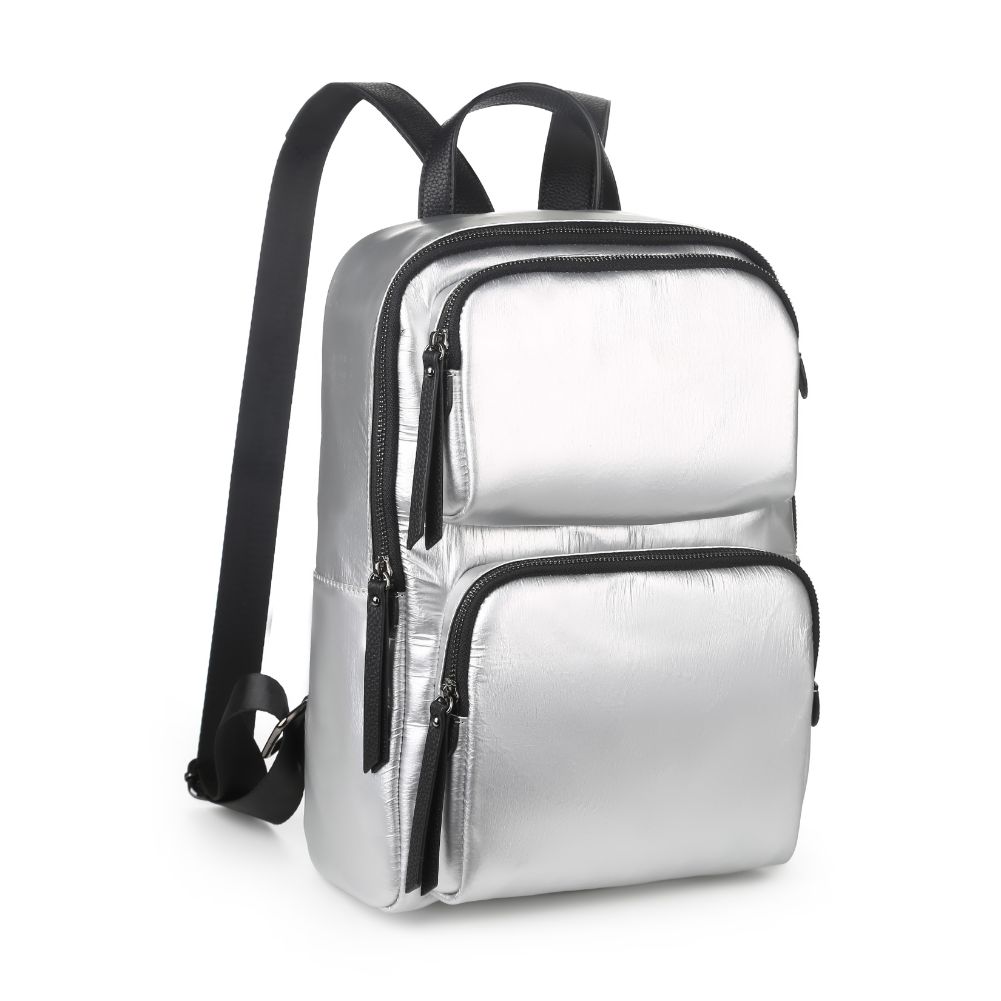 Product Image of Urban Expressions Braxton Backpack NA-840611166791 View 2 | Silver