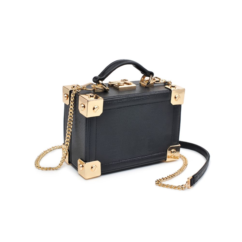 Product Image of Urban Expressions Zvezda Crossbody 818209013444 View 2 | Black Lizard