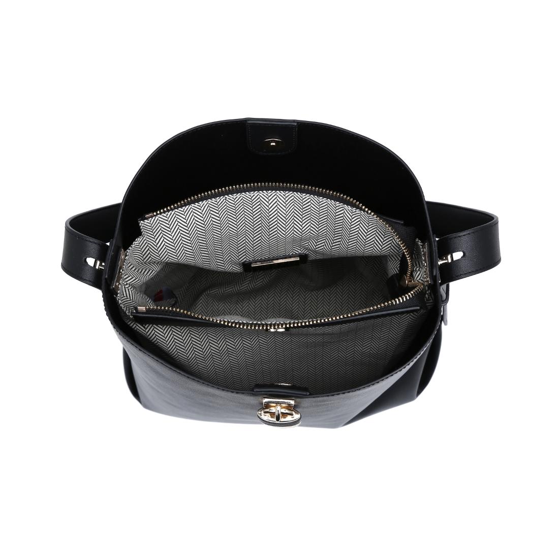 Woman wearing Black Urban Expressions Caroline Hobo 840504208331 View 9 | Black
