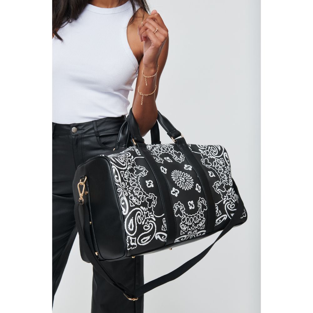 Woman wearing Black Urban Expressions Domenica Weekender 840611186591 View 3 | Black