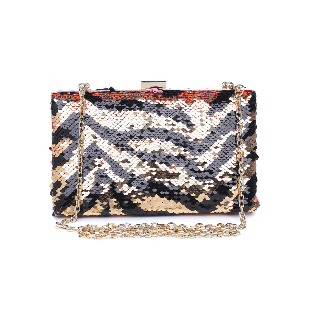 Product Image of Urban Expressions Diana Tiger Clutch NA-840611162274 View 3 | Tiger Stripes
