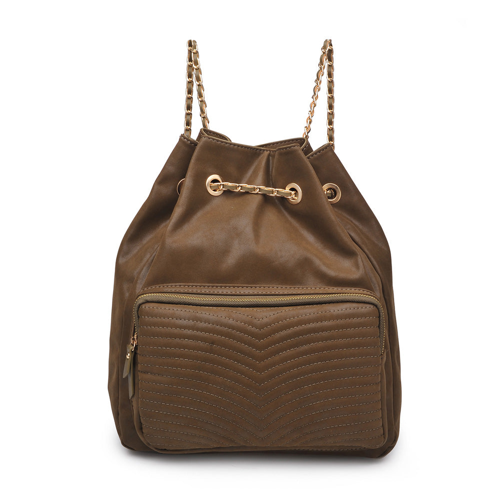 Product Image of Urban Expressions Farrah Backpack NA-840611153685 View 1 | Olive