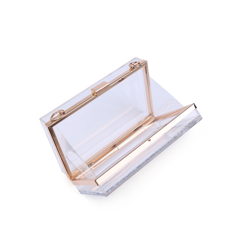 Product Image of Urban Expressions Luna Evening Bag 840611165695 View 4 | Pewter