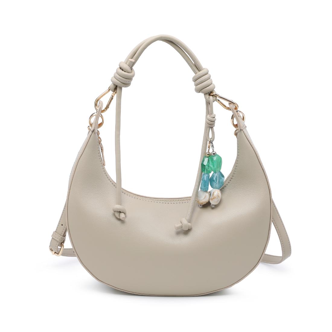 Woman wearing Sage Urban Expressions Emilia Hobo 840504206467 View 5 | Sage