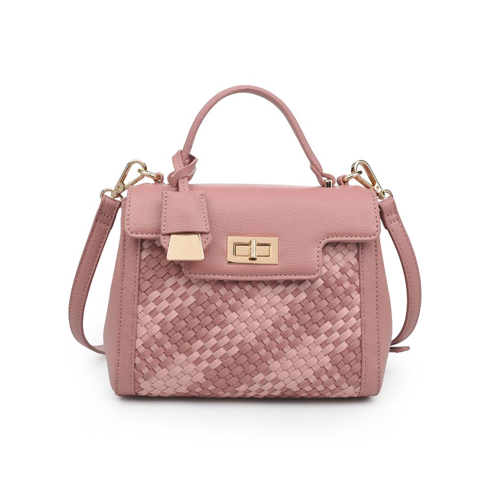 Woman wearing French Rose Urban Expressions Marcia Crossbody 840611170392 View 5 | French Rose