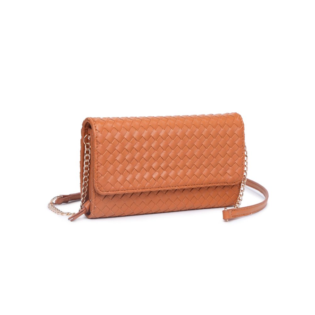 Woman wearing Tan Urban Expressions Wallis Crossbody 840611107534 View 6 | Tan