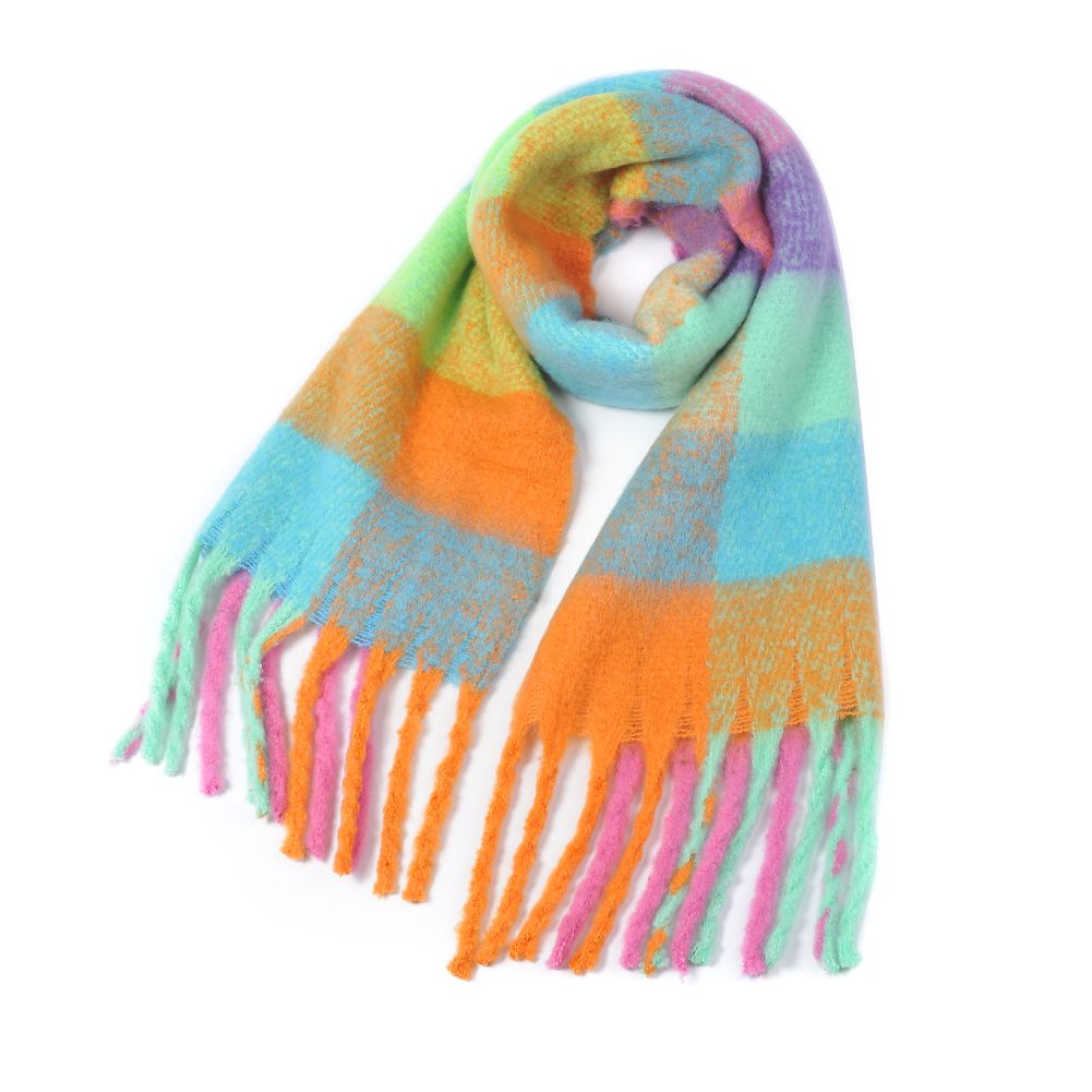 Product Image of Urban Expressions MAGGIO Scarves 840611103963 View 5 | Orange Multi