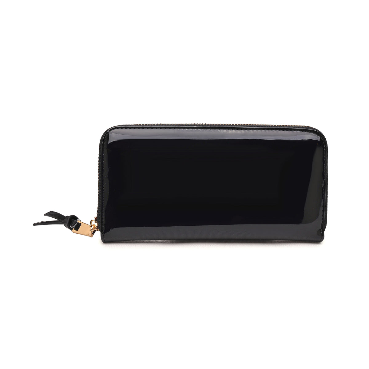 Product Image of Urban Expressions Patent Zip Around Wallet Wallet 840611118783 View 3 | Black