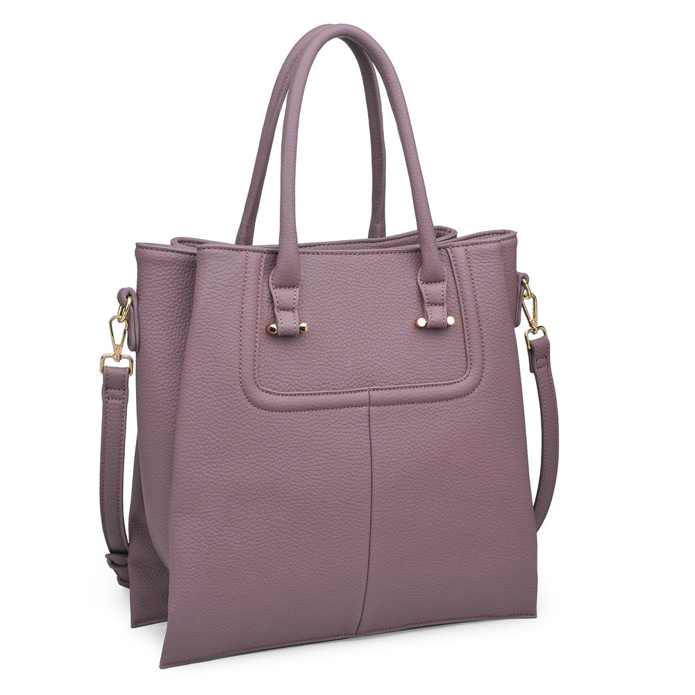 Product Image of Urban Expressions Dante Tote NA-840611150646 View 2 | Mauve