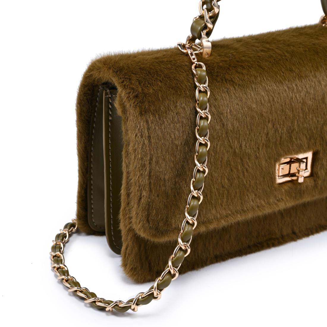 Urban Expressions Lulu - Fur Crossbody 840504212420 View 8 | Golden Olive