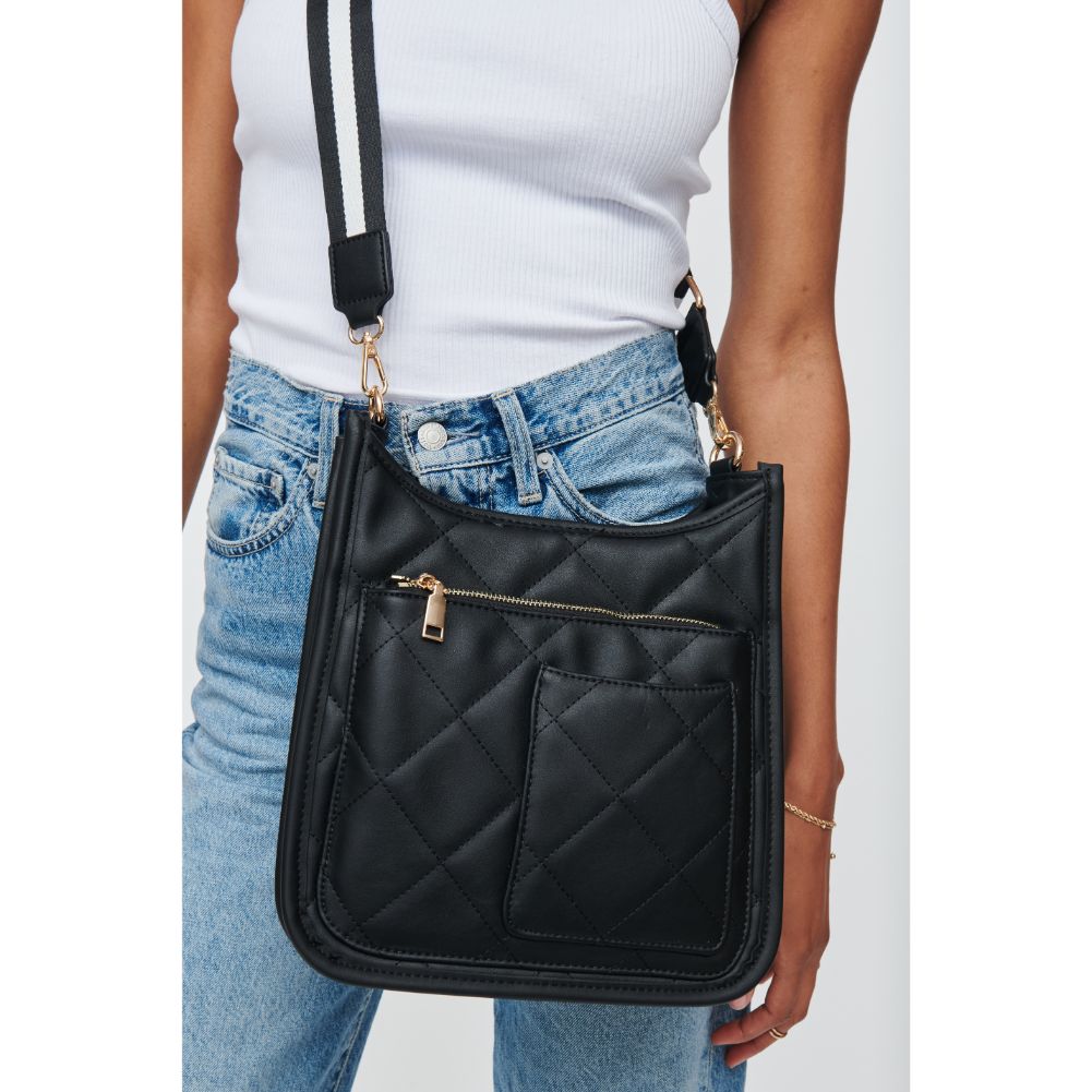 Woman wearing Black Urban Expressions Harlie Crossbody 840611104847 View 1 | Black
