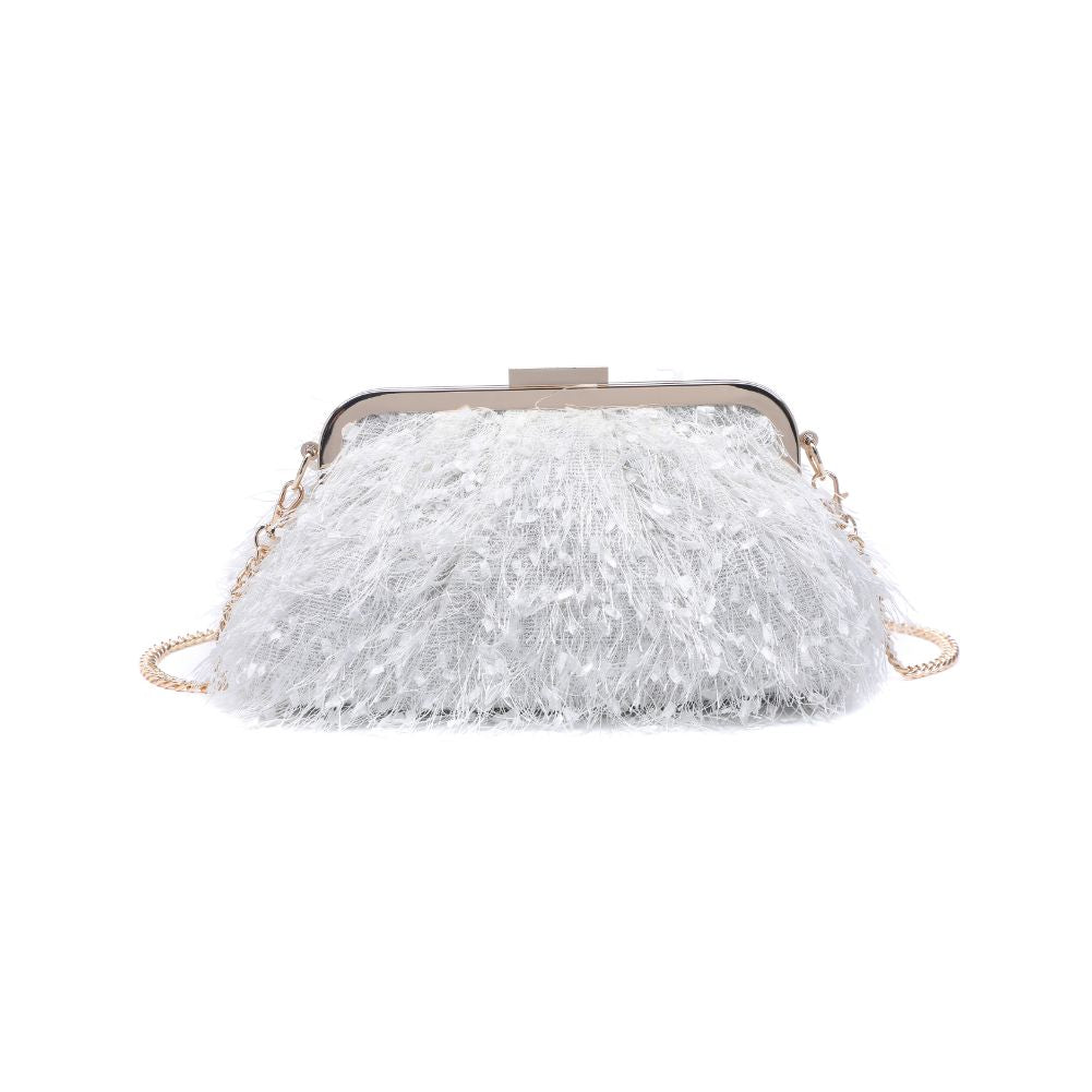 Product Image of Urban Expressions Rosalind Evening Bag 840611104243 View 7 | Ivory