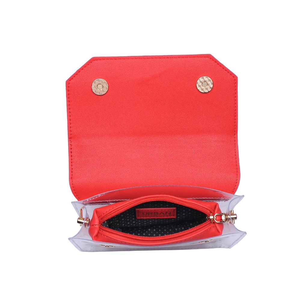 Product Image of Urban Expressions Tailgate Clutch 840611160027 View 4 | Red