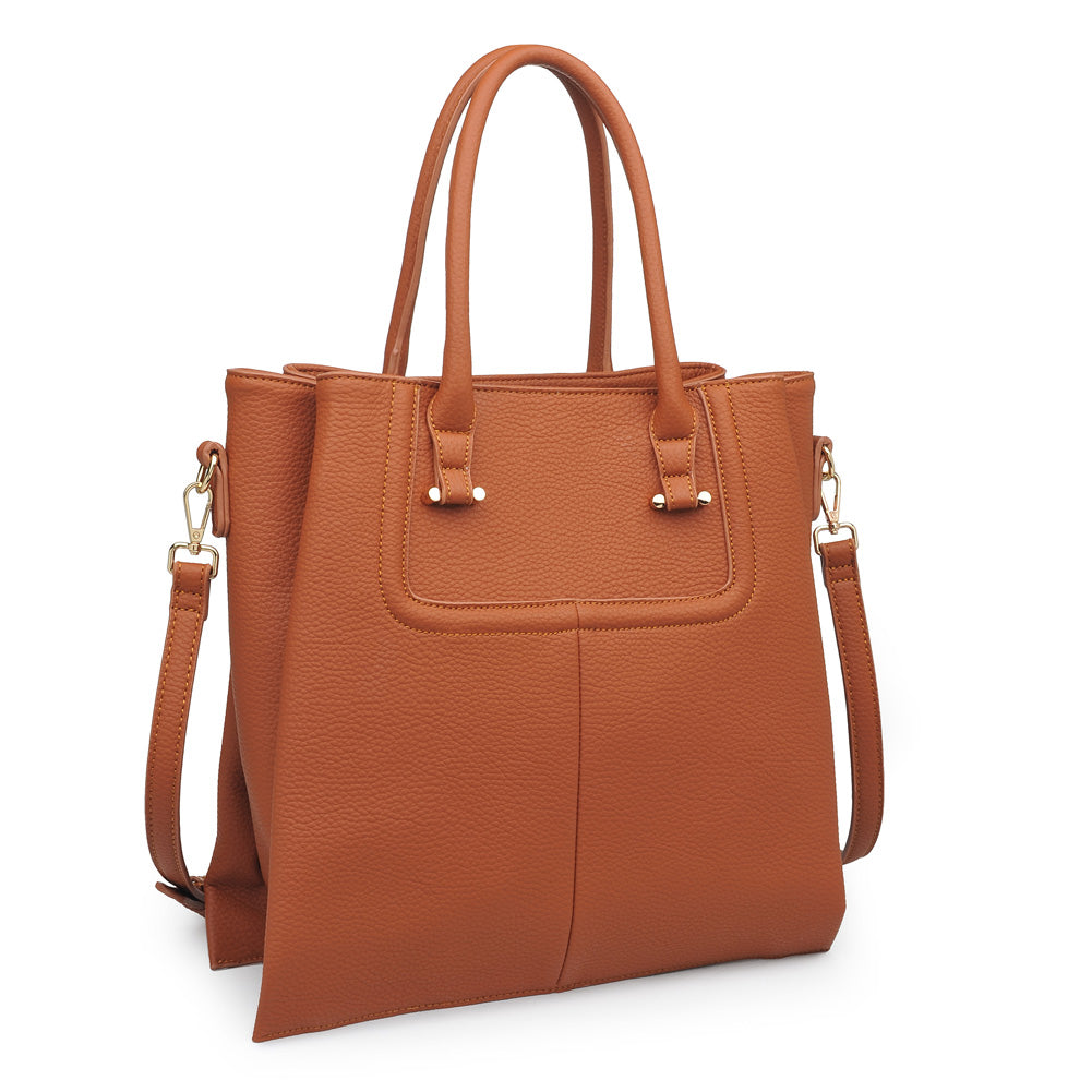 Product Image of Urban Expressions Dante Tote NA-840611150660 View 2 | Tan