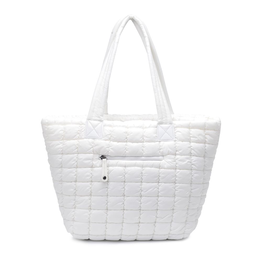 Urban Expressions Breakaway - Puffer Tote 840611119889 View 7 | Ivory