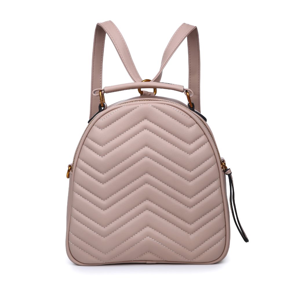 Product Image of Urban Expressions Cameron V Stitch Single Zip Backpack 840611168528 View 1 | Natural