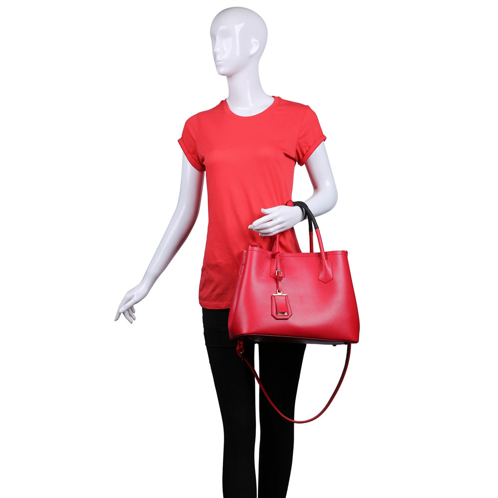 Product Image of Urban Expressions Collette Satchel NA-840611160553 View 5 | Red