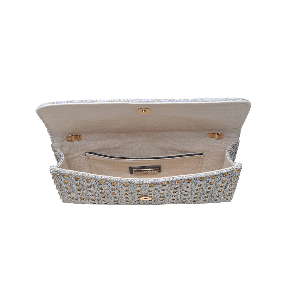 Product Image of Urban Expressions Bahamas Clutch NA-840611144232 View 4 | Grey