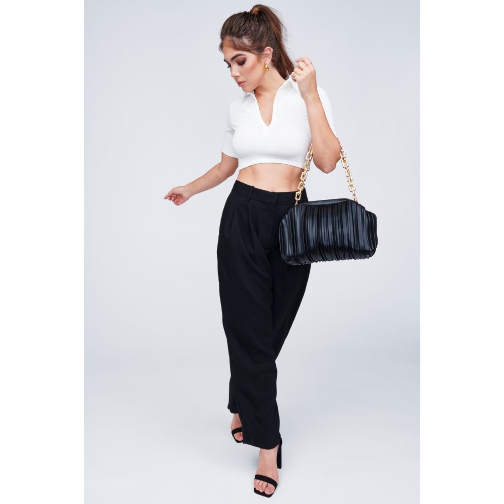 Woman wearing Black Urban Expressions Rylee Crossbody 818209011938 View 4 | Black