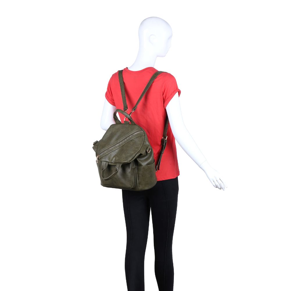 Product Image of Urban Expressions Jackson Backpack NA-840611163486 View 4 | Olive