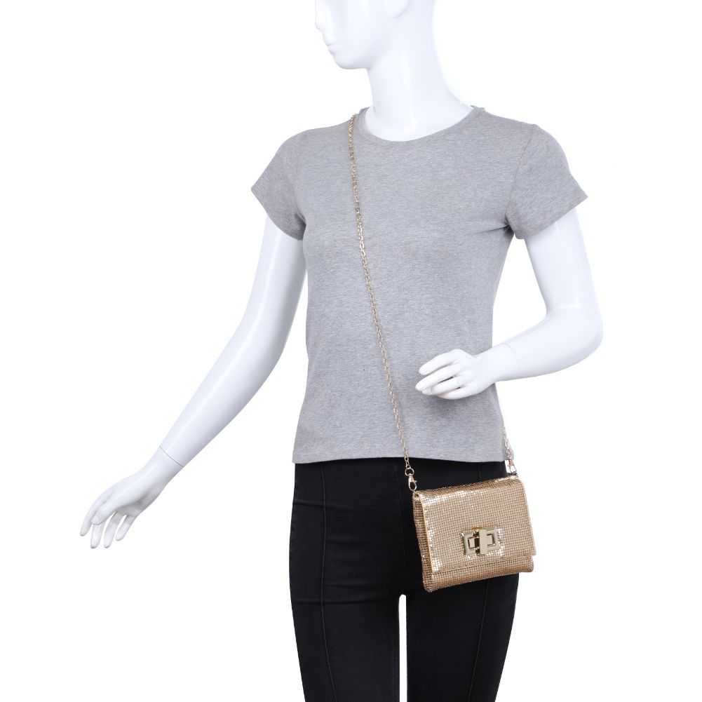 Product Image of Urban Expressions Brandy Evening Bag 818209012393 View 5 | Light Gold