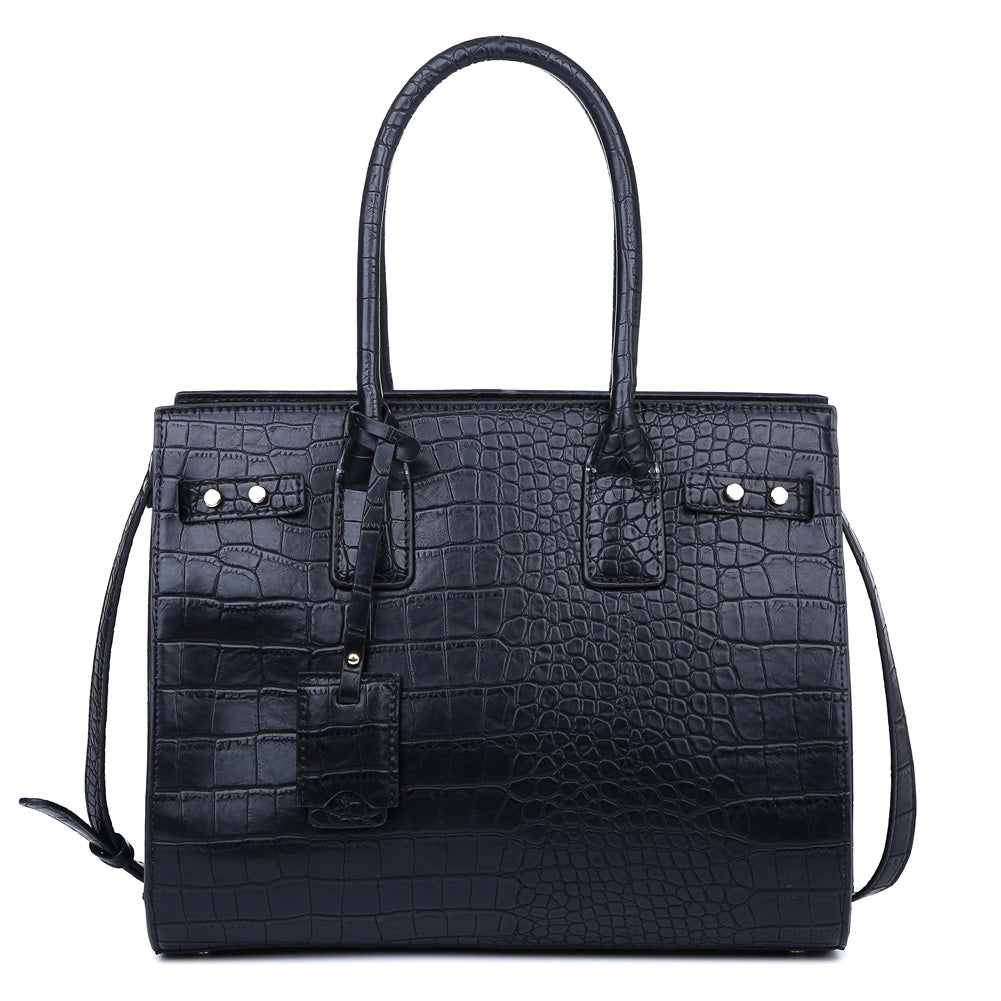 Product Image of Urban Expressions Spears Tote NA-840611155511 View 1 | Black
