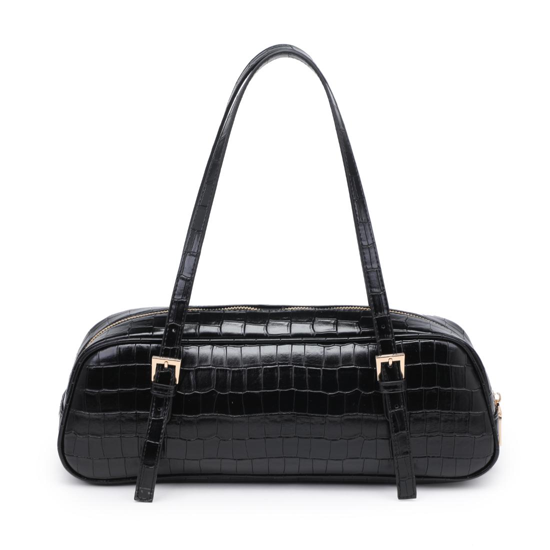 Woman wearing Black Urban Expressions Athena Shoulder Bag 840504206160 View 7 | Black