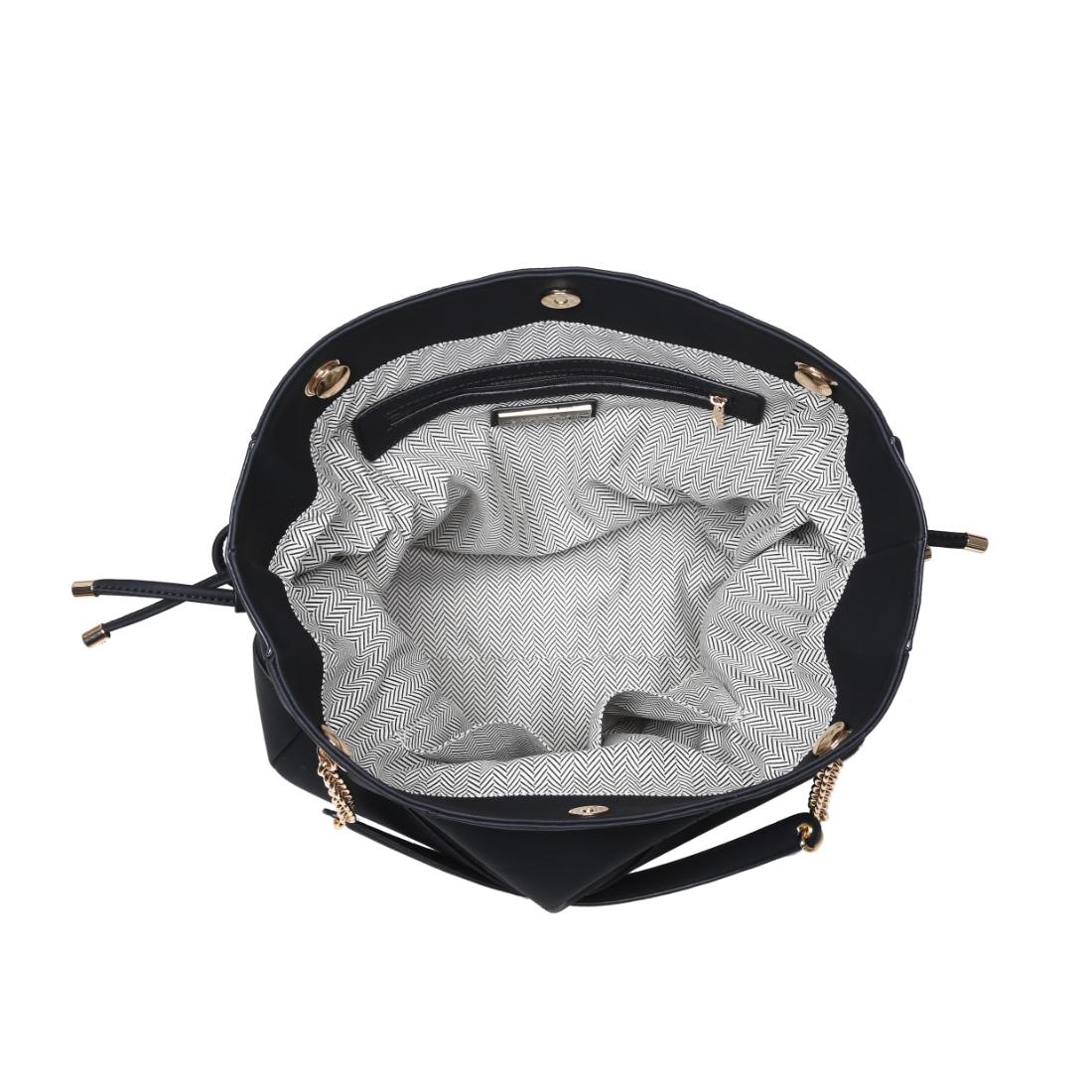 Woman wearing Black Urban Expressions Kinsley Tote 840504206375 View 9 | Black