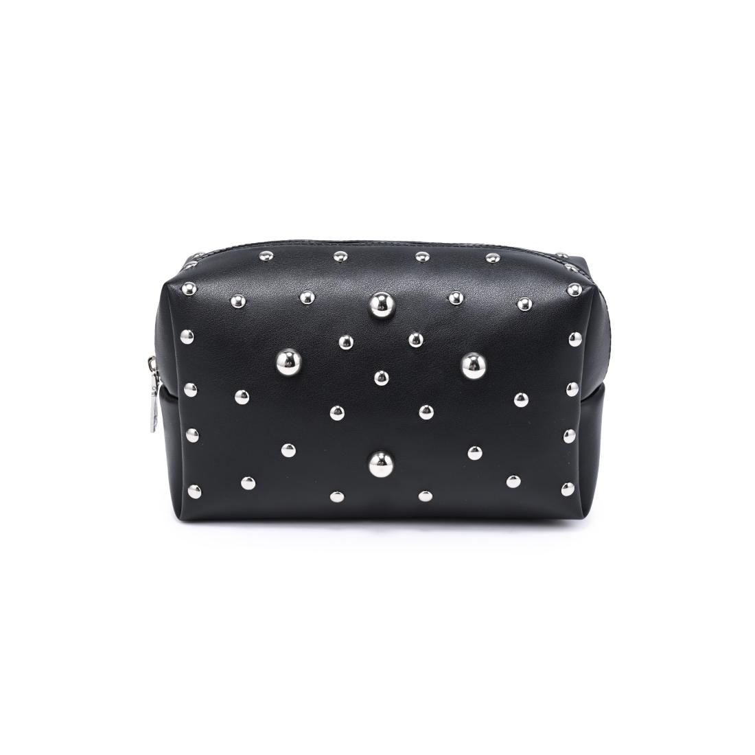 Urban Essentials Stud Society Cosmetic & Travel Organizer Pouch 840504210501 View 5 | Black