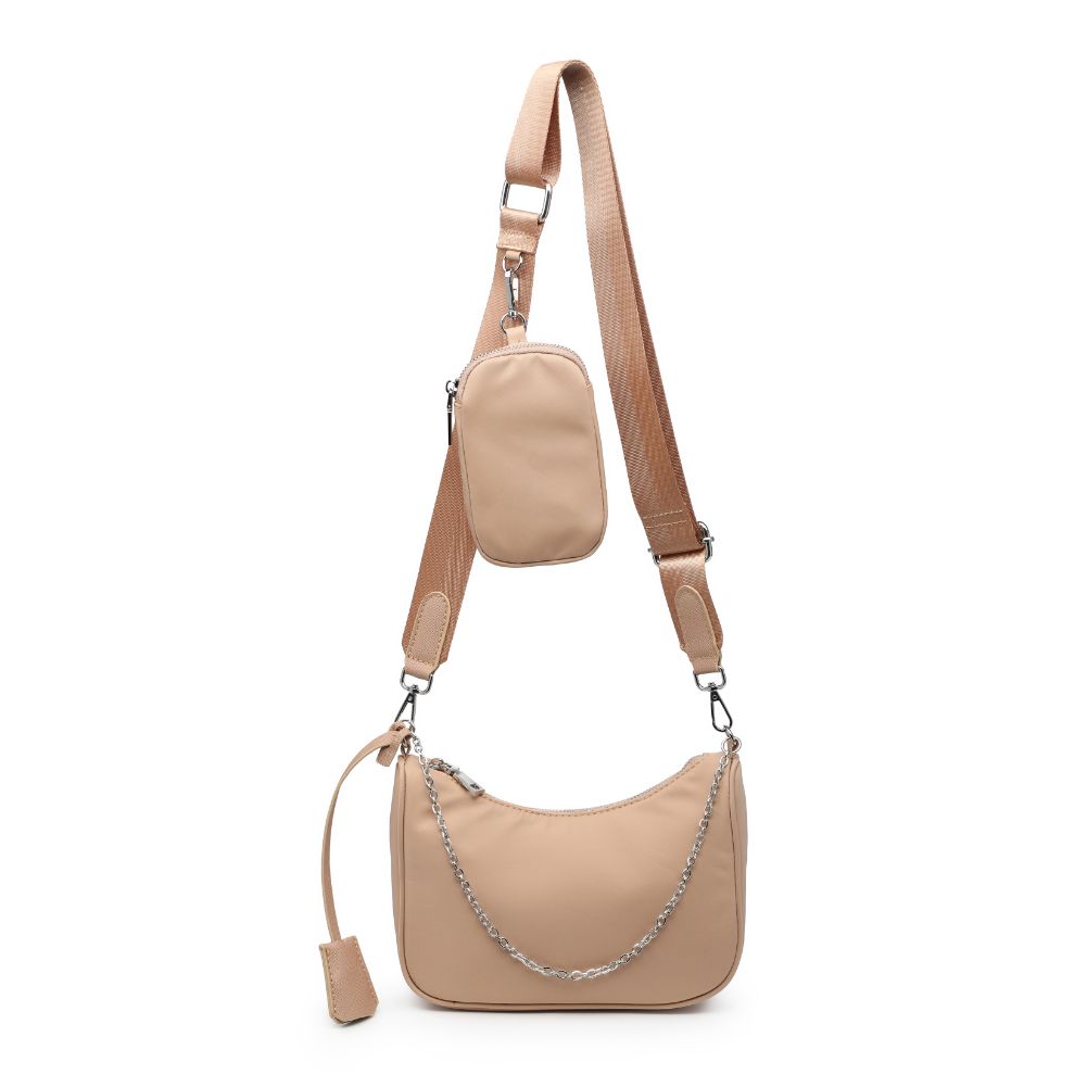 Product Image of Urban Expressions Joss - Nylon Crossbody 840611176837 View 5 | Nude