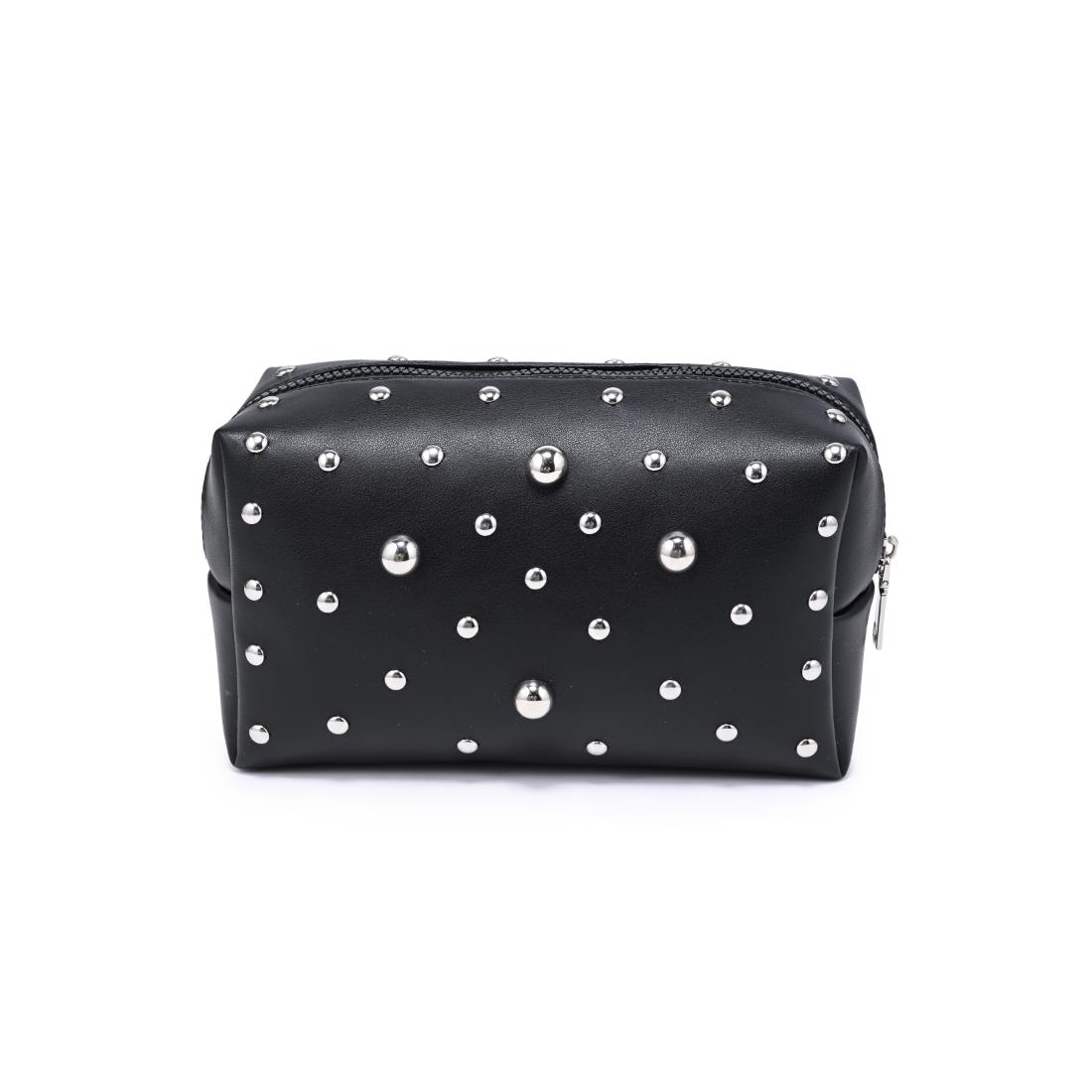 Urban Essentials Stud Society Cosmetic & Travel Organizer Pouch 840504210501 View 7 | Black