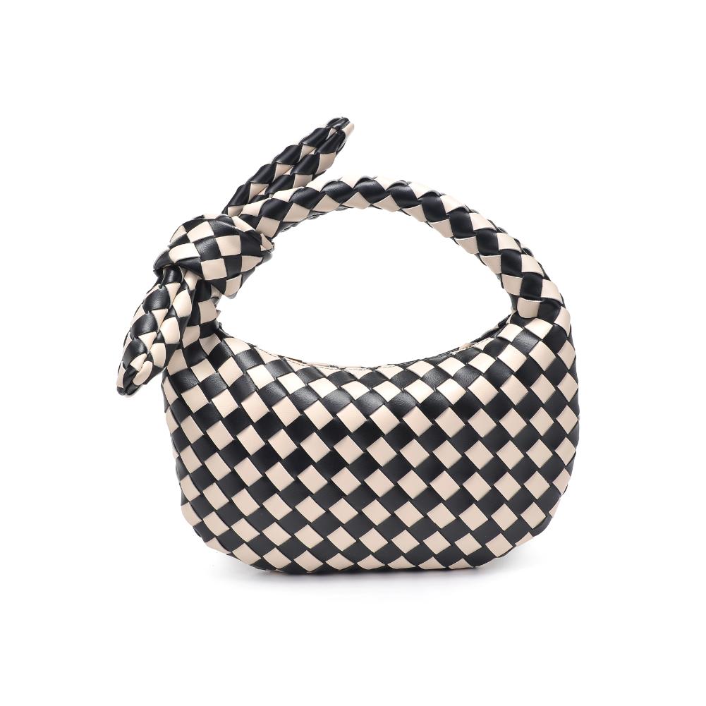 Woman wearing Black Ivory Urban Expressions Lizbeth Clutch 840611127853 View 5 | Black Ivory