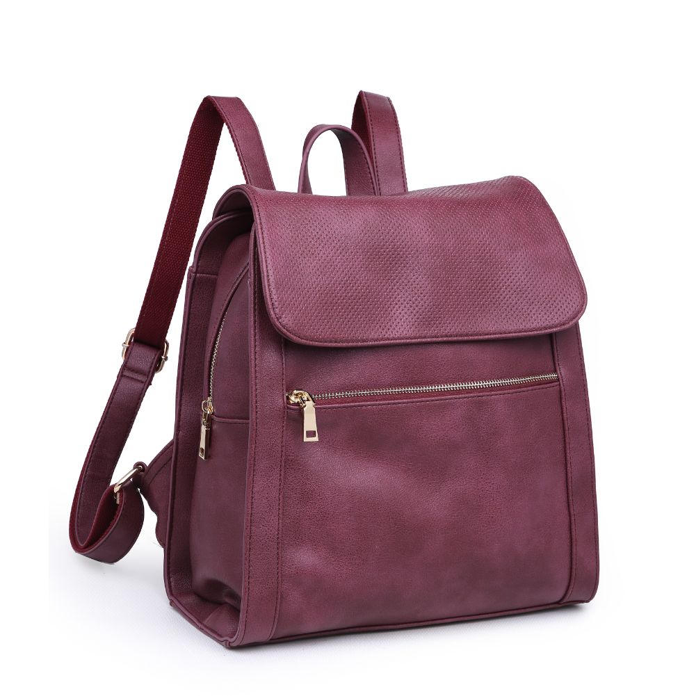 Product Image of Urban Expressions Mick Backpack NA-840611164384 View 2 | Burgundy
