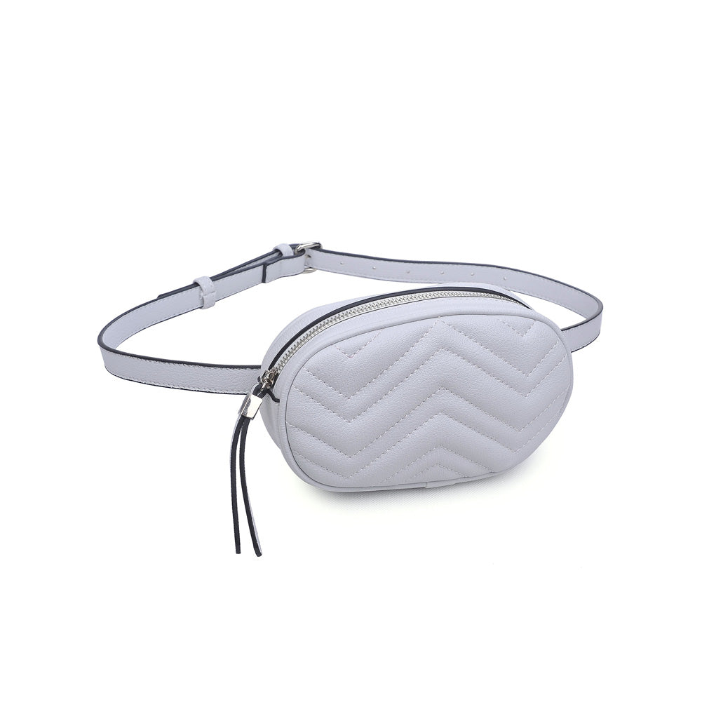 Product Image of Urban Expressions Sage Belt Bag 840611143334 View 2 | Dove Grey