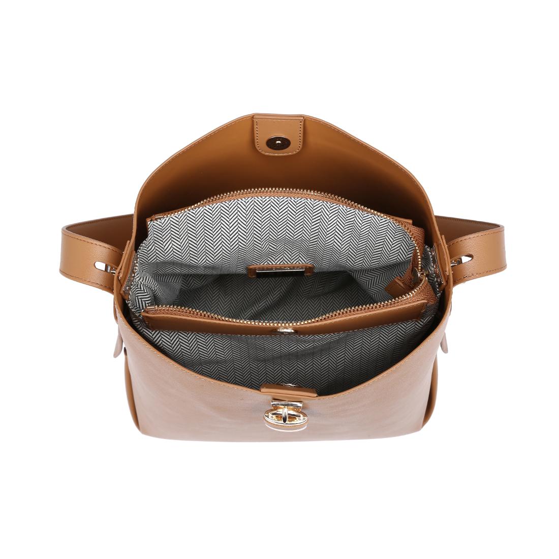Woman wearing Camel Urban Expressions Caroline Hobo 840504208355 View 9 | Camel