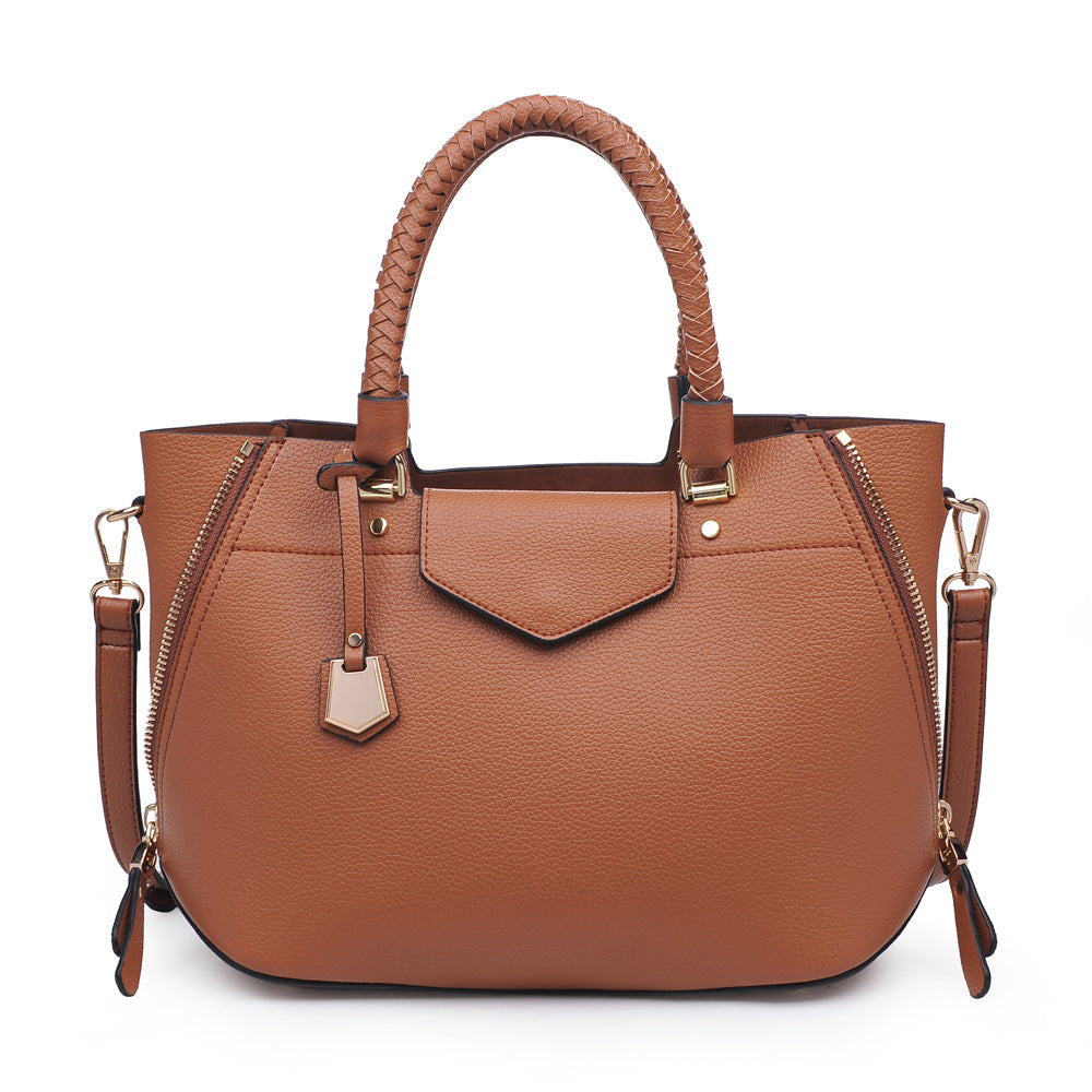 Product Image of Urban Expressions Phoenix Satchel NA-840611158567 View 1 | Tan