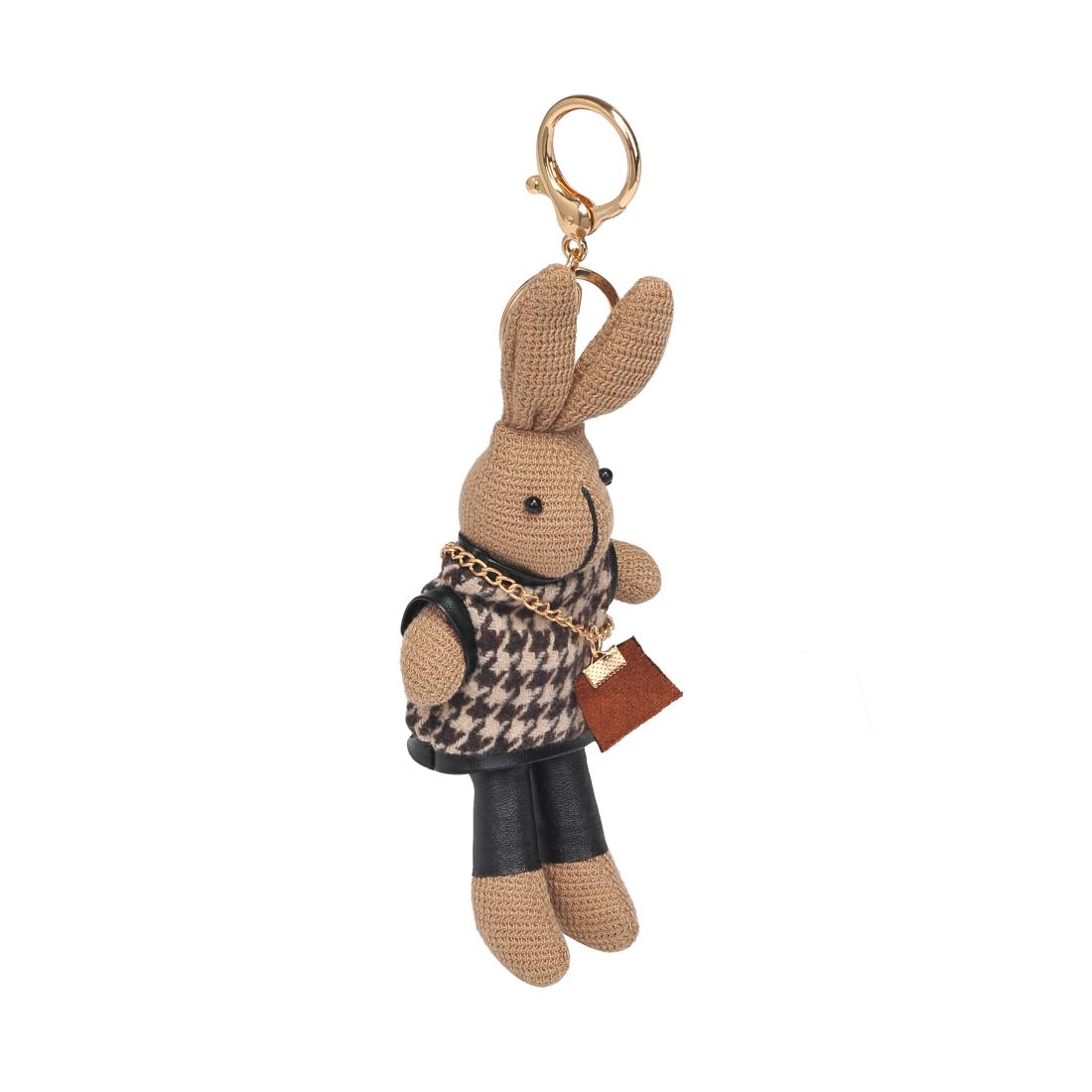 Product Image of Urban Expressions Kyle Keychain Charm 840504201202 View 6 | Brown