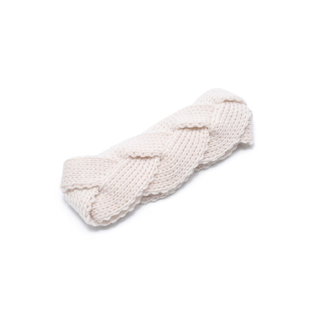 Product Image of Urban Expressions Woven Knitted Headband Headband 818209014946 View 5 | Ivory