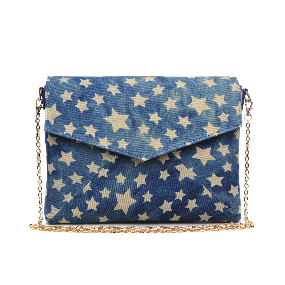 Product Image of Urban Expressions Mercury Clutch 840611131294 View 1 | Antique Denim