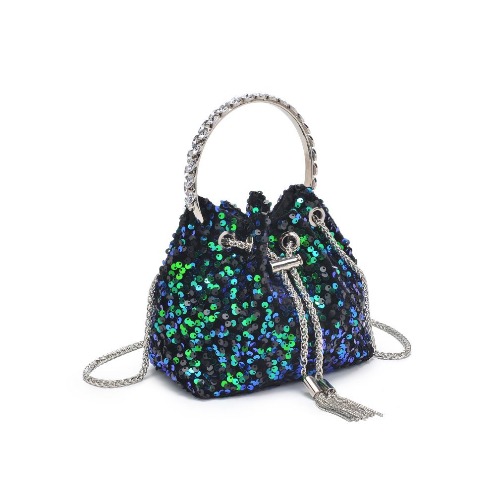 Woman wearing Peacock Urban Expressions Starsha Evening Bag 840611113498 View 6 | Peacock
