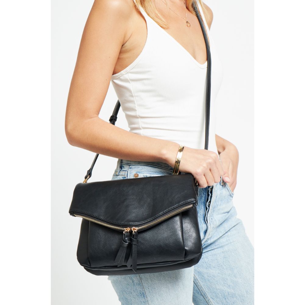 Woman wearing Black Urban Expressions Erin Crossbody 840611178770 View 2 | Black