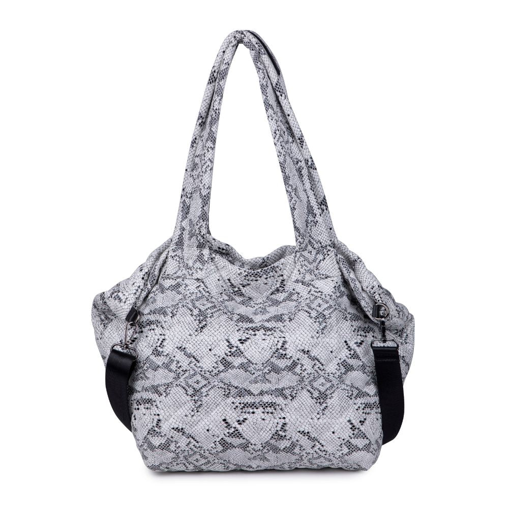 Product Image of Urban Expressions Shanice Tote 840611175717 View 3 | White Black