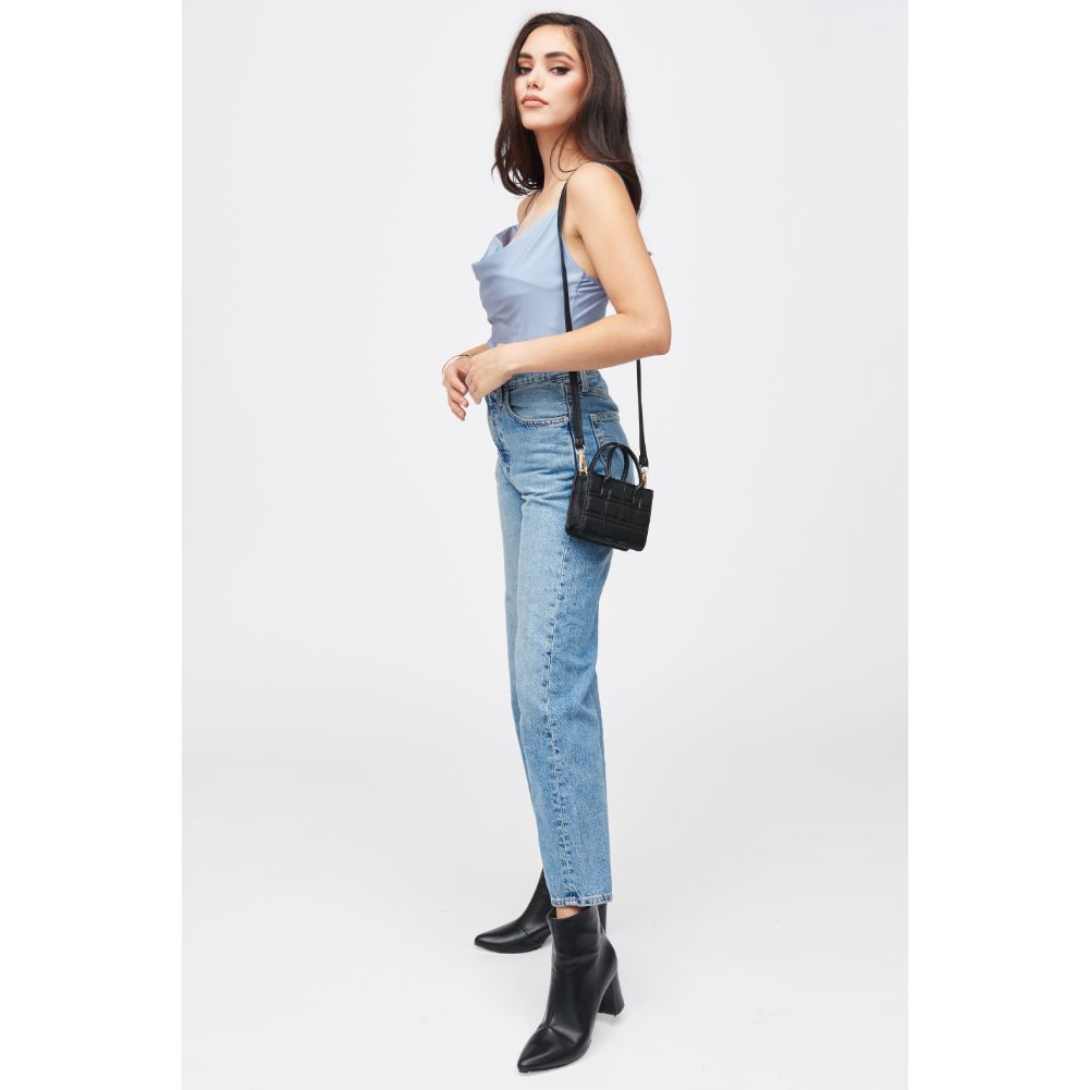 Woman wearing Black Urban Expressions Sia Mini Bag 840611182784 View 4 | Black