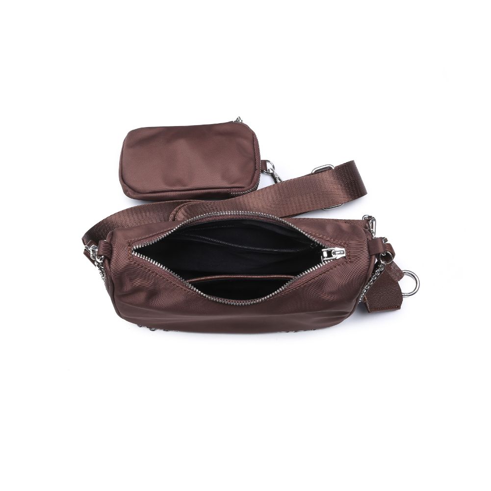 Product Image of Urban Expressions Joss - Nylon Crossbody 840611173225 View 8 | Chocolate
