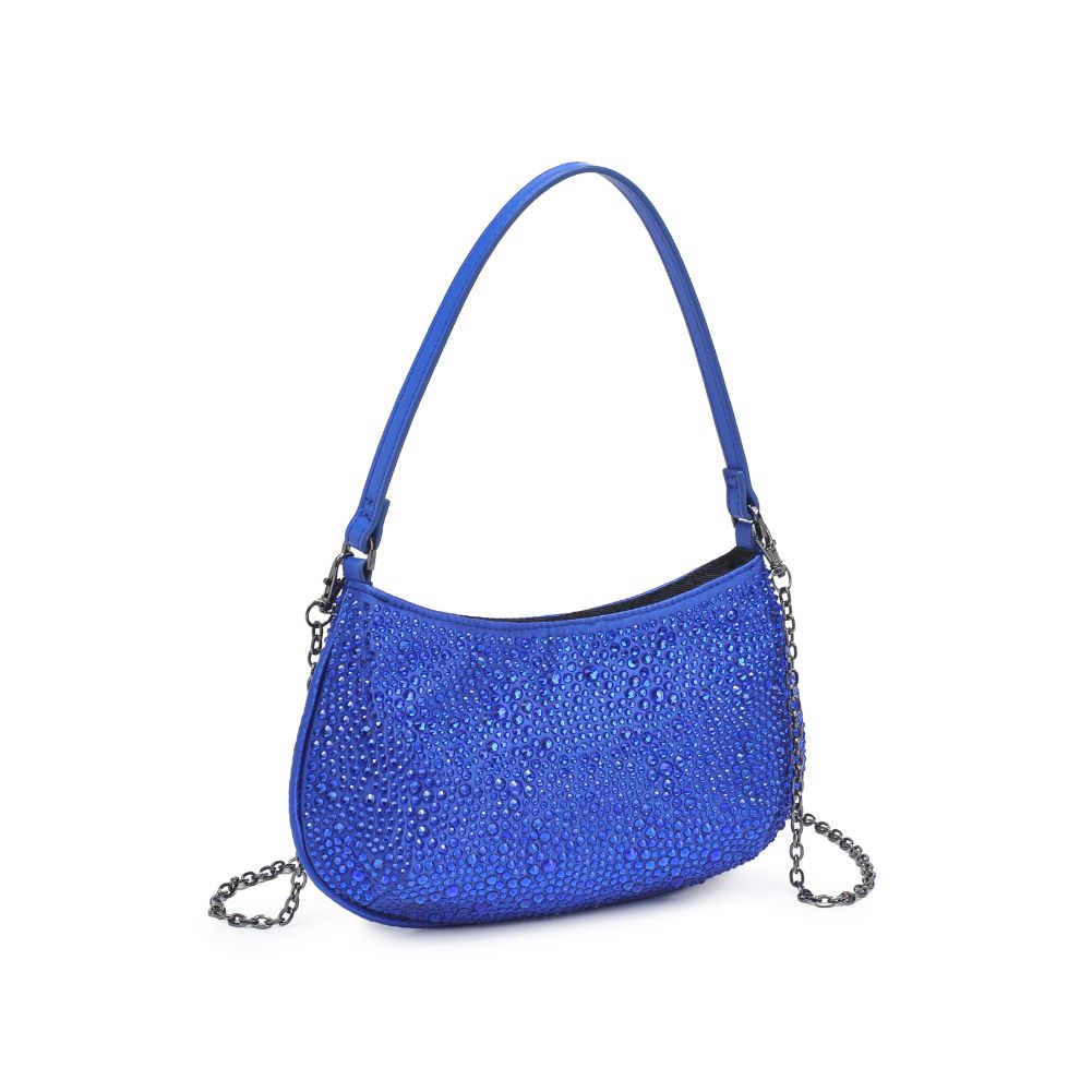Woman wearing Blue Urban Expressions Simone Evening Bag 840611113887 View 6 | Blue